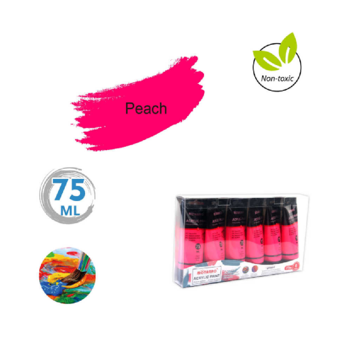 Acrylic Paint Peach 75ml