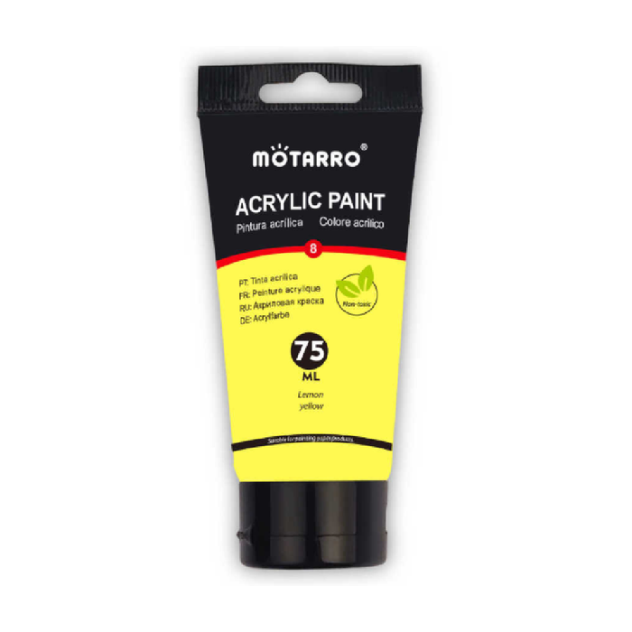 Acrylic Paint 75ml Lemon Yellow
