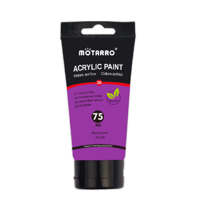 Acrylic Paint Fluorescent Purple 75ml