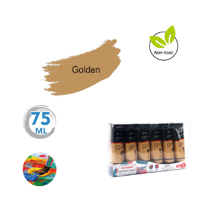 Acrylic Paint Golen 75ml