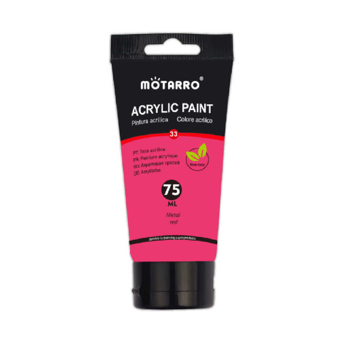 Acrylic Paint Metal Red 75ml
