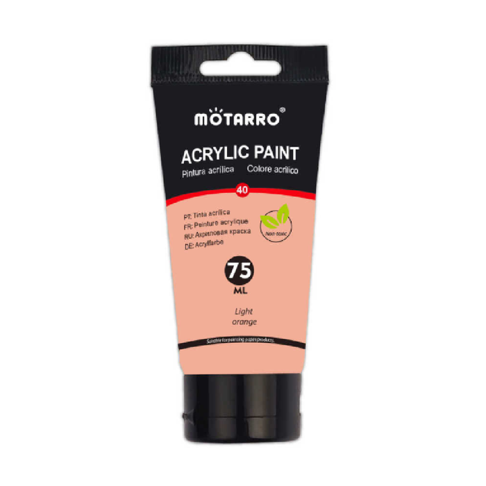 Acrylic Paint Light Orange 75ml