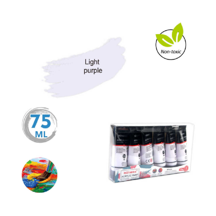 Acrylic Paint Light Purple 75ml