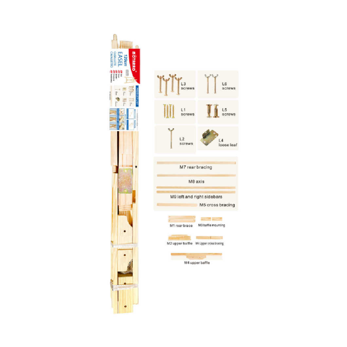 Wooden Easel Stand 120cm
