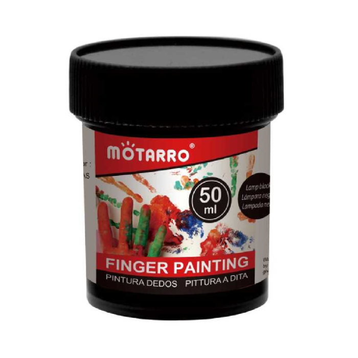 Washable Fingerpaint 50ml 6pcs Assorted Color