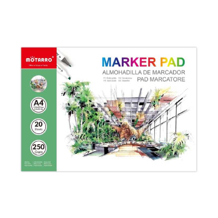 A4 Marker Paper Pad 250g 20sheets