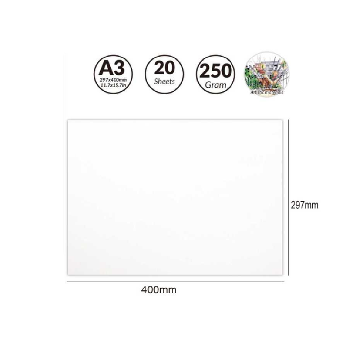 A3 Marker Paper Pad 250g 20sheets