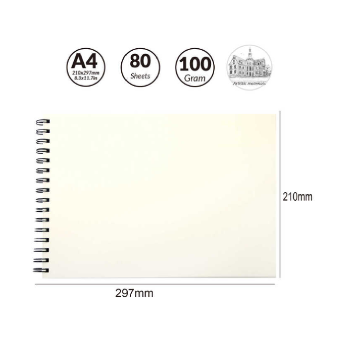 A4 Sketch Paper Pad 100g 80sheets