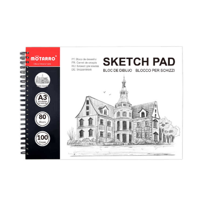 A3 Sketch Pad 400x297 100g 80sheets