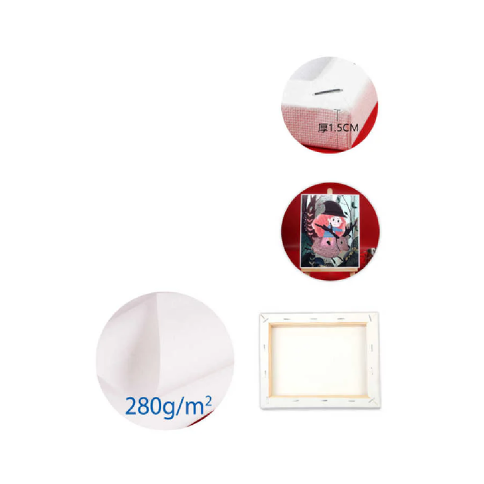 280g Canvas 1.5cm 30 × 30cm