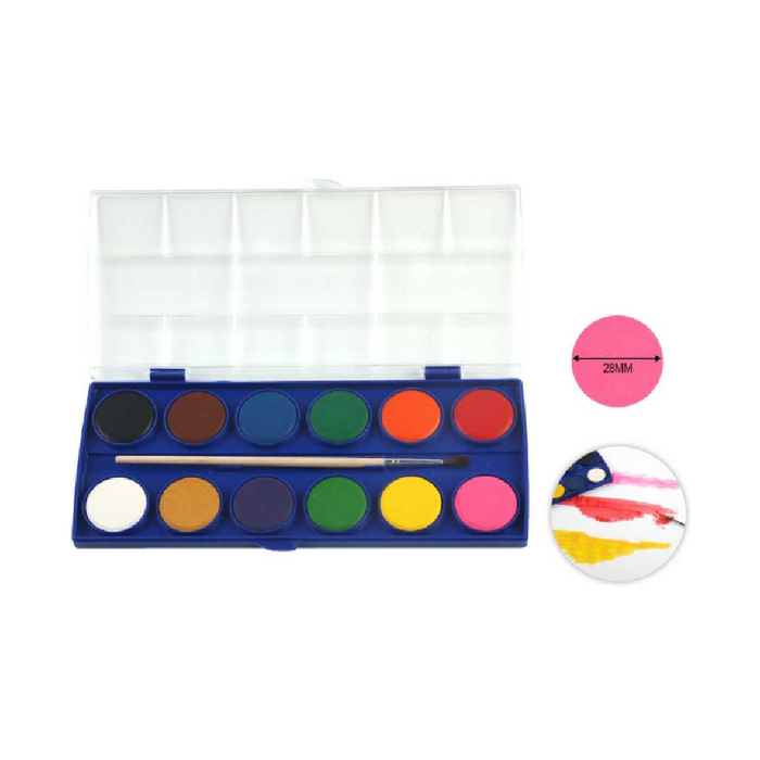 Watercolor Cake Set of 12