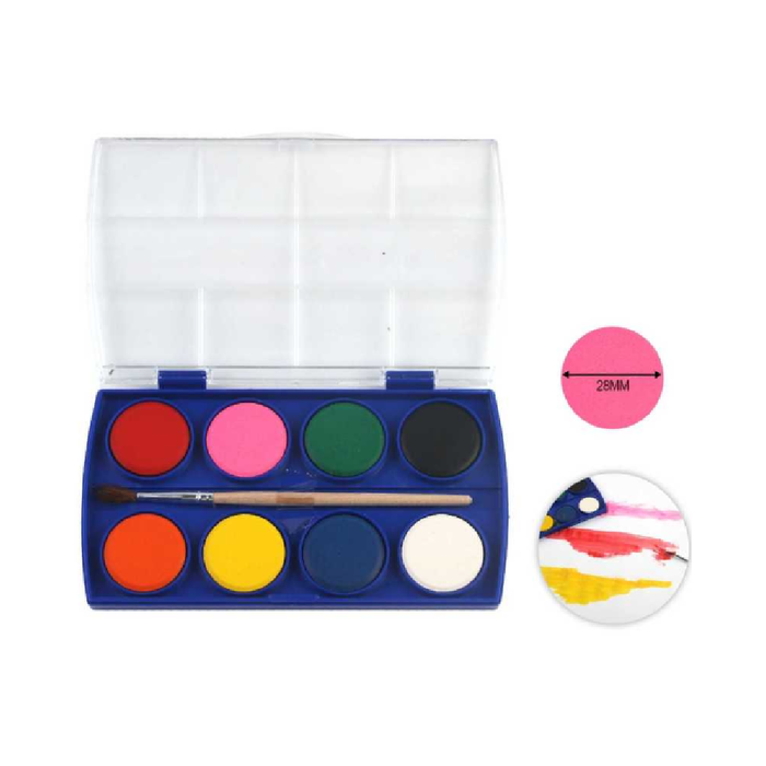 Watercolor Cake Set of 8