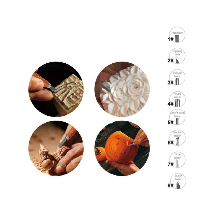 Art Carving Tools Set 8pcs
