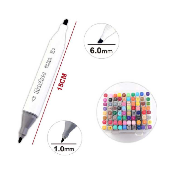 Double-Ended Markers 80pcs