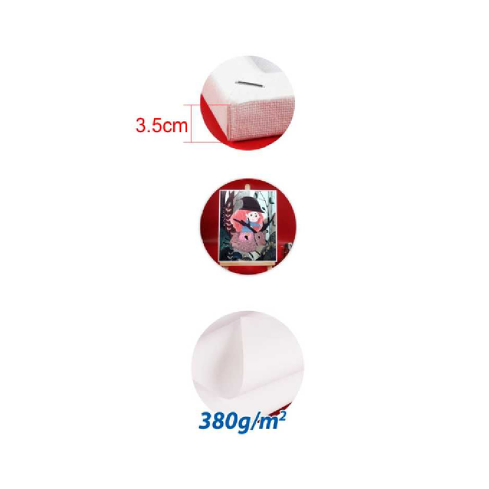 380g Deep Canvas 3.5cm 30 × 30cm