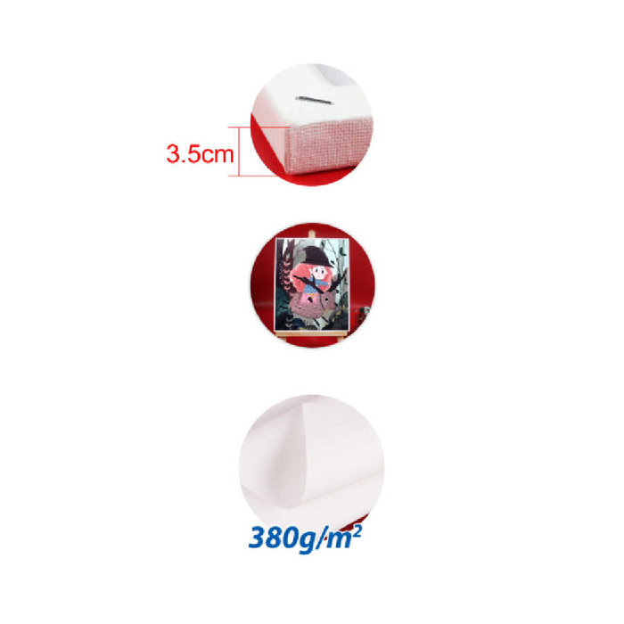 380g Deep Canvas 3.5cm 38 × 75cm