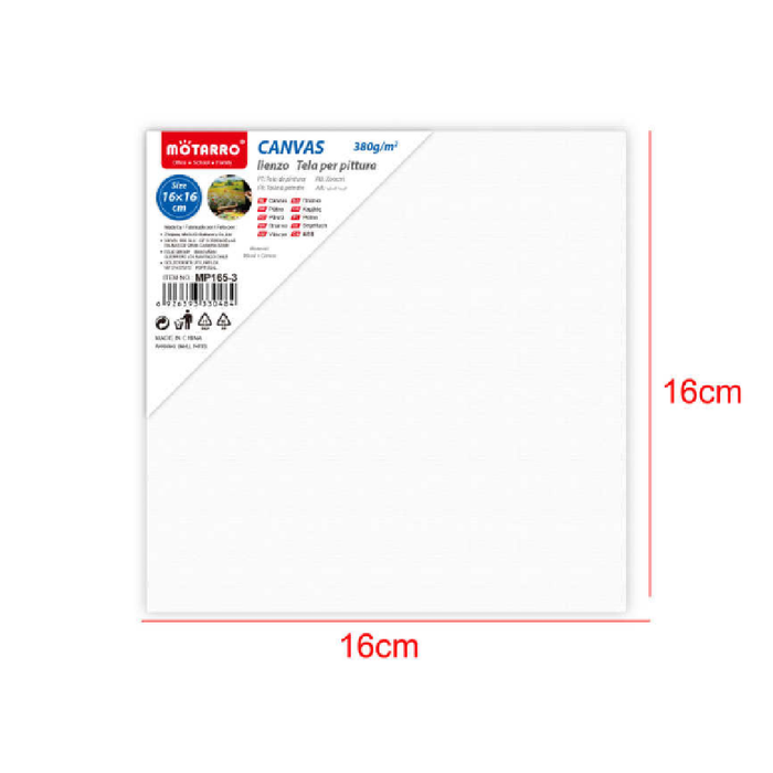 380g Deep Canvas 3.5cm 16 × 16cm