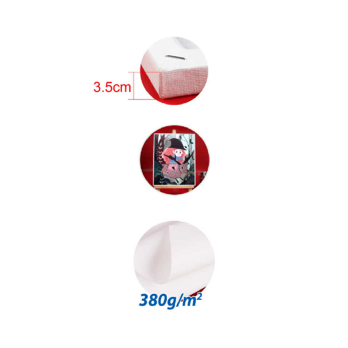 380g Deep Canvas 3.5cm 20 × 20cm