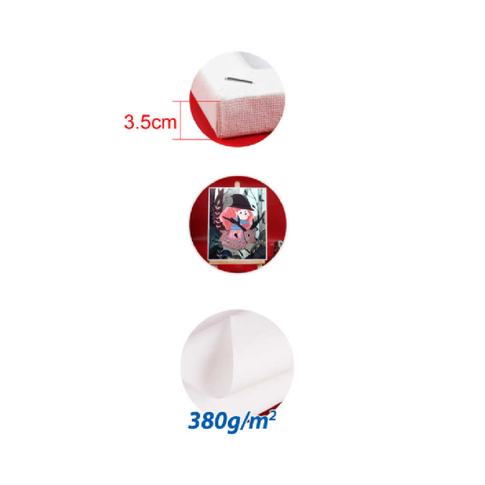 380g Deep Canvas 3.5cm 20 × 25cm