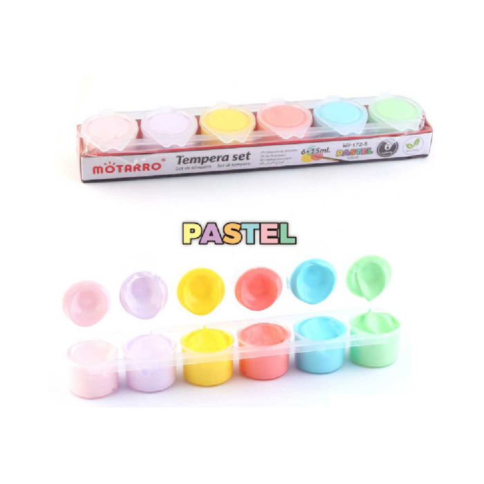 Pastel Paint set of 6 15ml