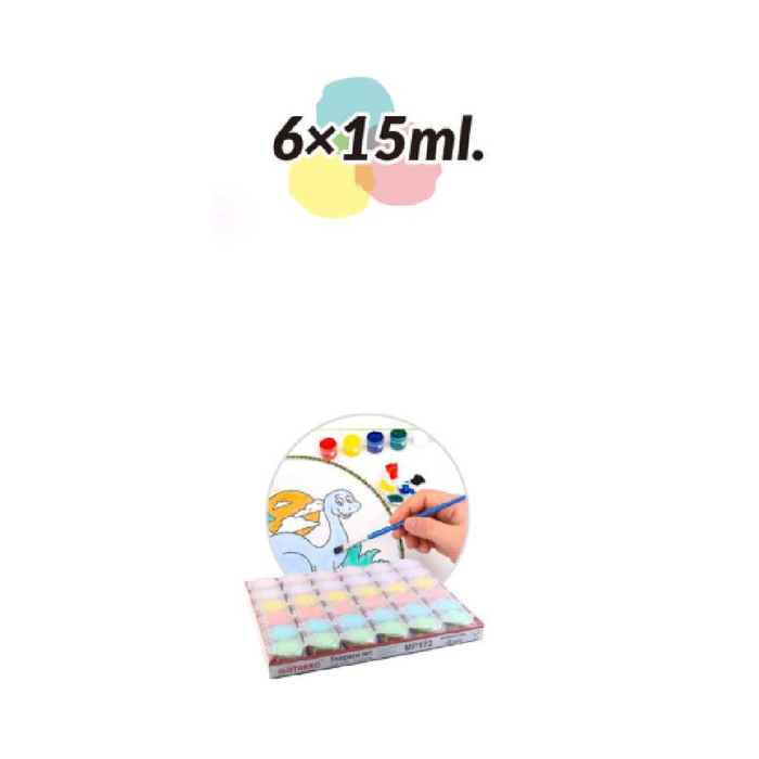 Pastel Paint set of 6 15ml