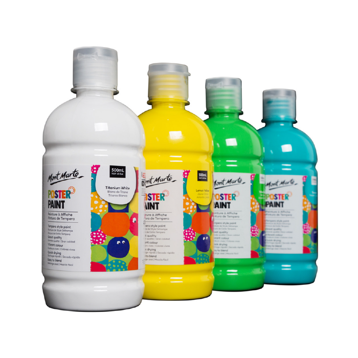 Poster Paint 500ml - Titanium White
