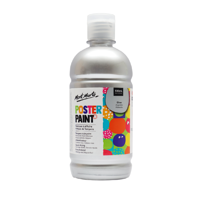 Poster Paint 500ml - Silver