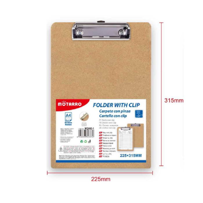 A4 MDF Clipboard