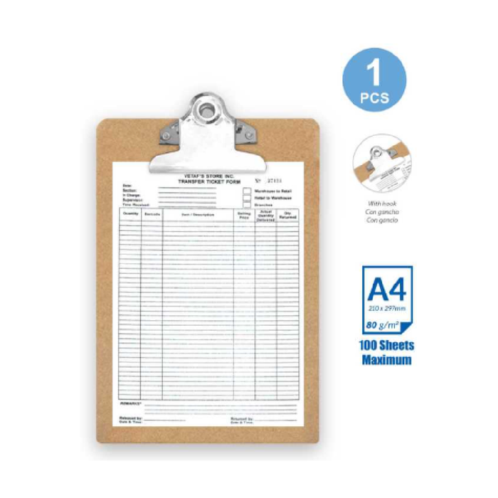 A4 MDF Clipboard