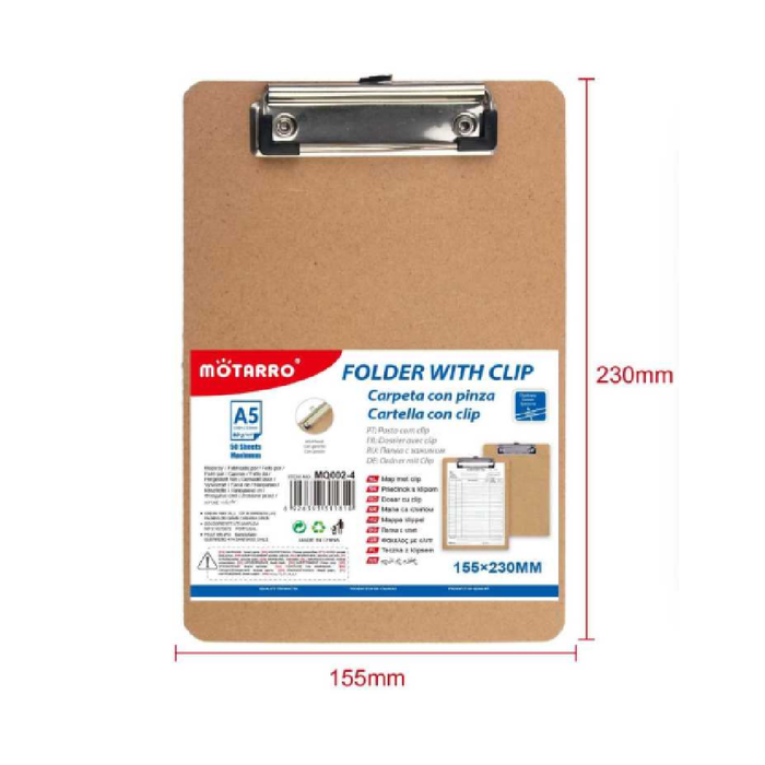 A5 MDF Clipboard