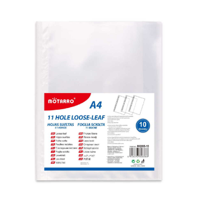 A4 Sheet Protector 10pcs