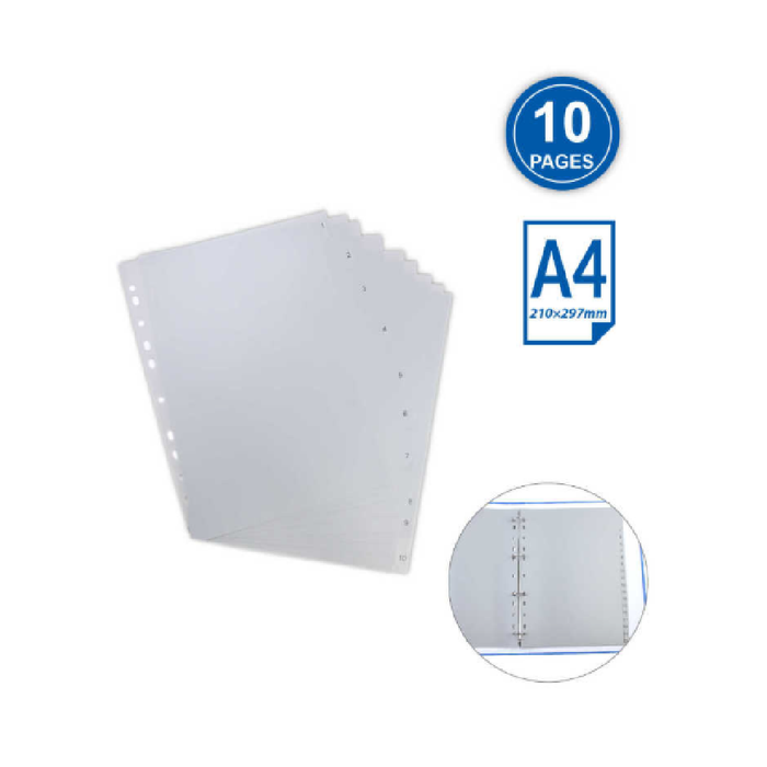 A4 10 Tab Dividers