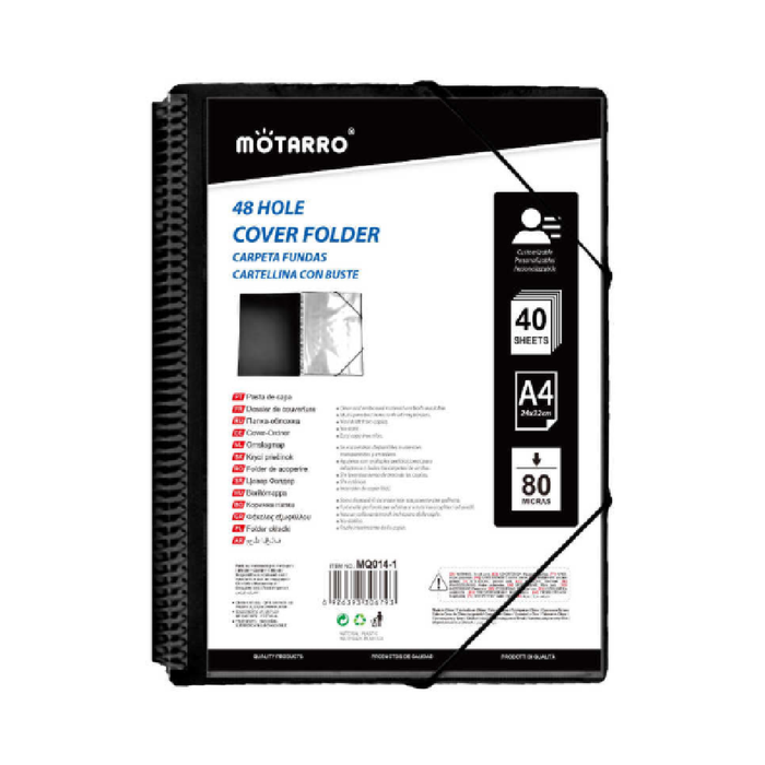 A4 Display Book 40 Pockets Black