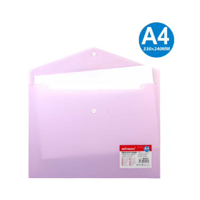 A4 Button Envelope Folder