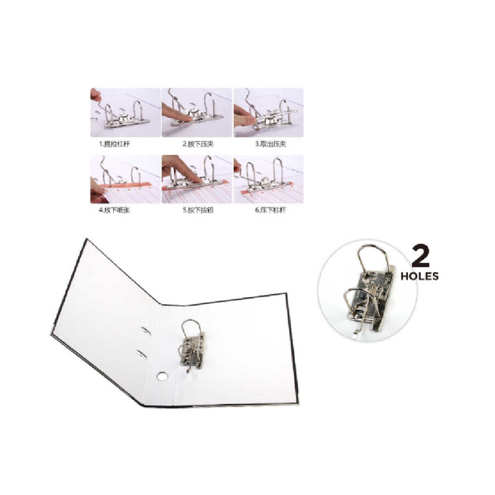 Lever Arch 2-Ring Binder Black