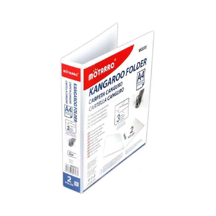 A4 2D-Ring Insert Binder 2 in White