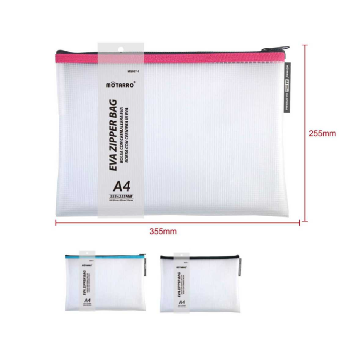 A4 EVA Zipper Document Bag