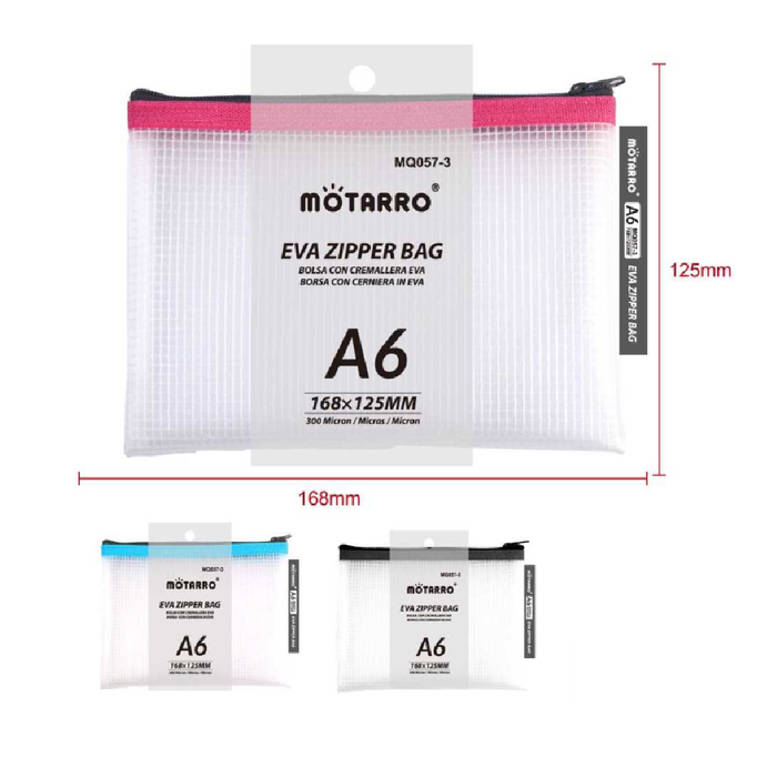 A6 EVA Zipper Document Bag