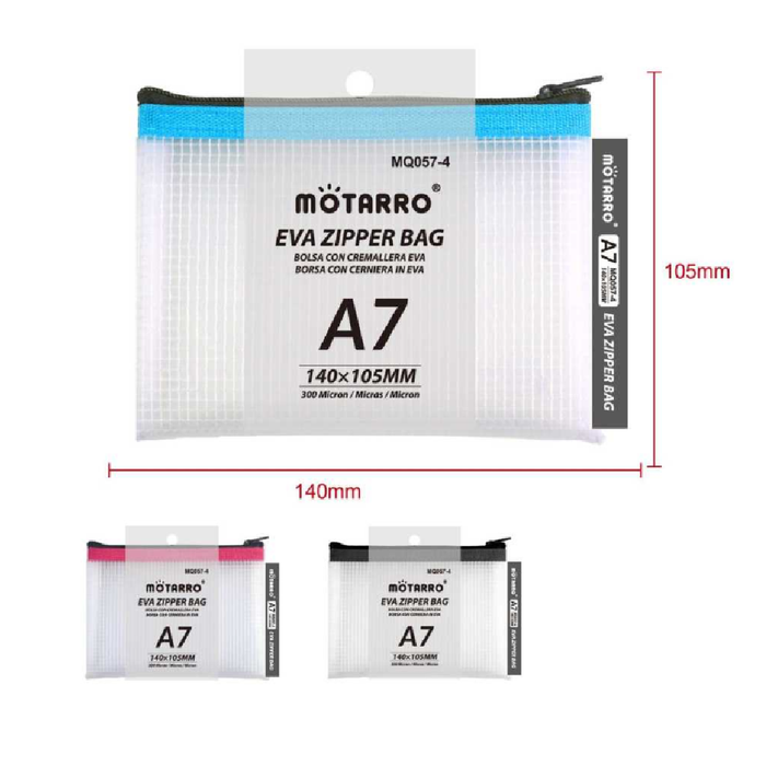 A7 EVA Zipper Document Bag