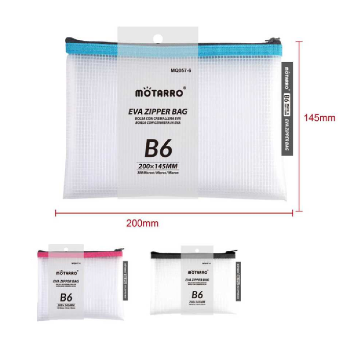 B6 EVA Zipper Document Bag