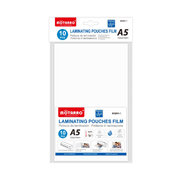 A5 Laminating Pouches 125 Micron 10 packs