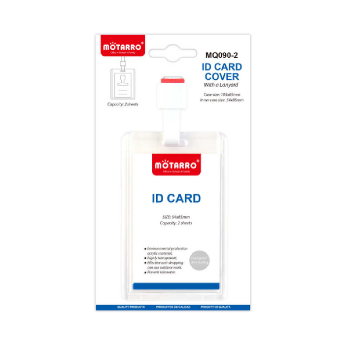 ID Card Holder with Lanyard 85 × 54