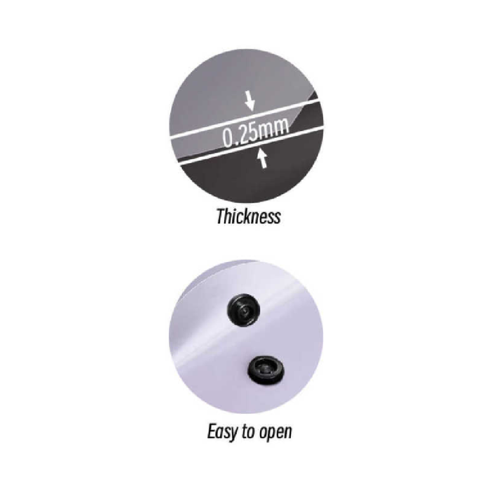 A4 Document Wallet Assorted Clear Colors