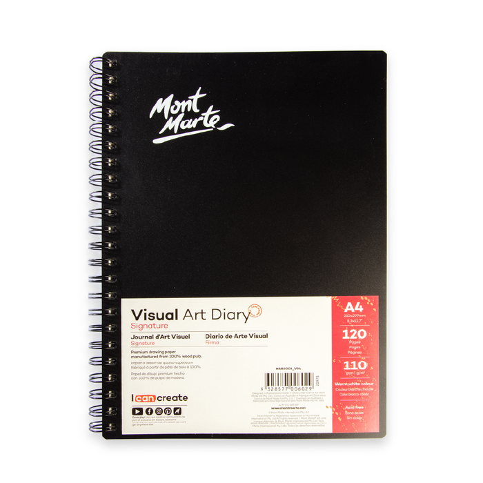Visual Art Diary A4 120page