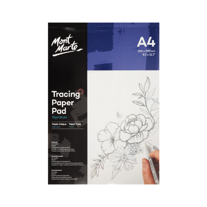 Tracing Paper Pad A4 60gsm 40 Sheets