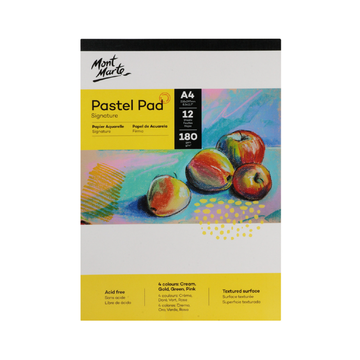 Pastel Pad acid free 4 Colours A4 180gsm