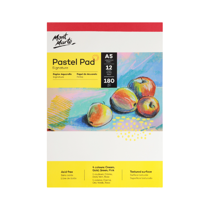 Pastel Pad acid free 4 Colours A5 180gsm