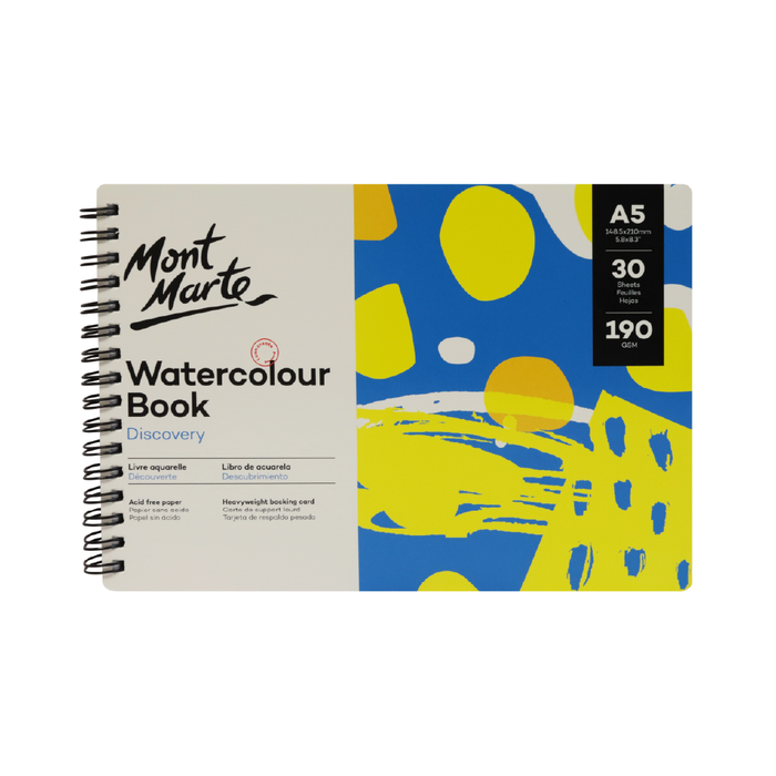 Discovery Watercolour Book A5 190gsm