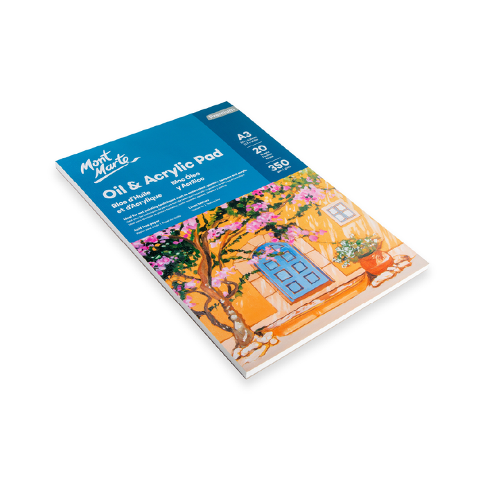 Oil & Acrylic Pad A3 350gsm 20 Sheets