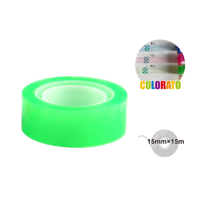 Color Tape Assorted 15× 15m 3pcs